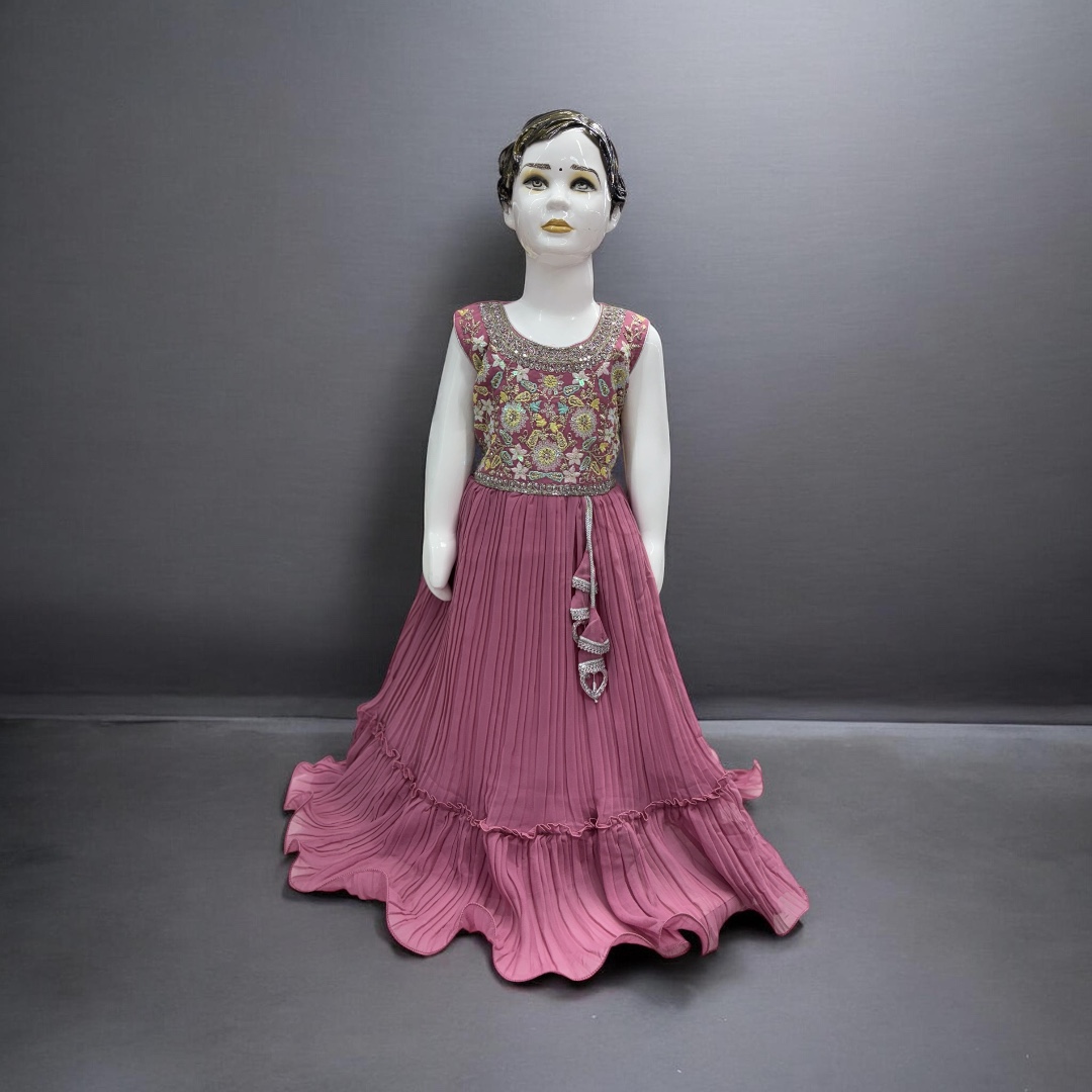3D Aari work Frock