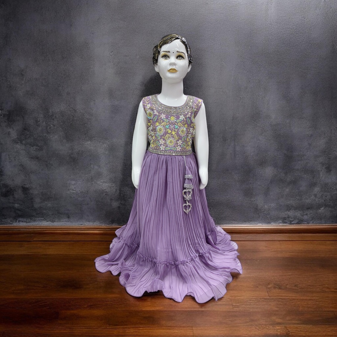 3D Aari work Frock